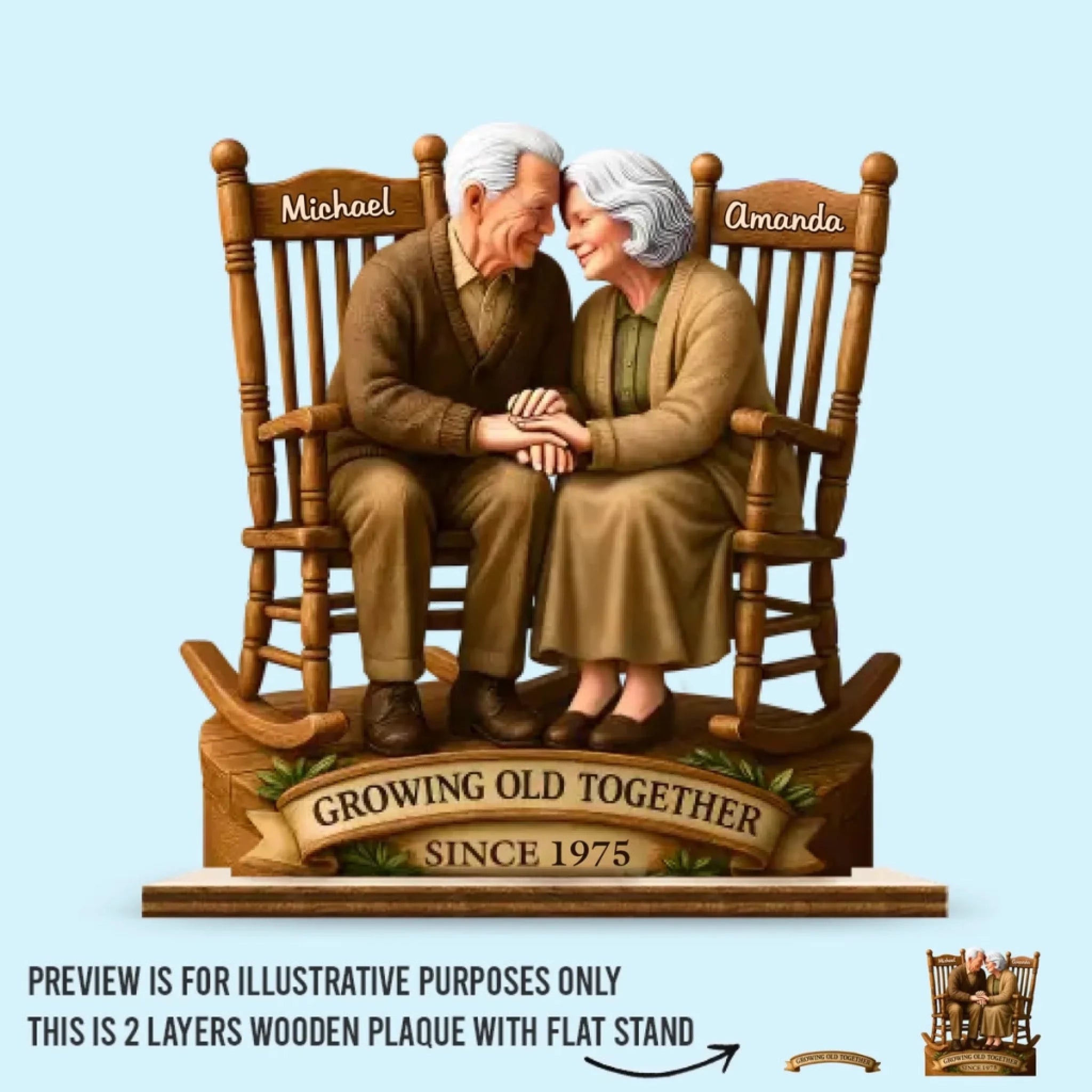 Love That Grows With Time - Couple Personalized_yyt
