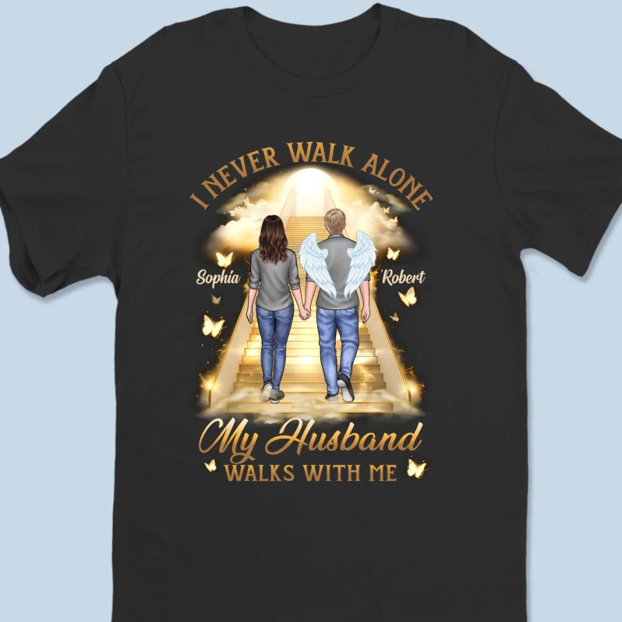 His Wings Guide My Steps - Memorial Personalized_yy