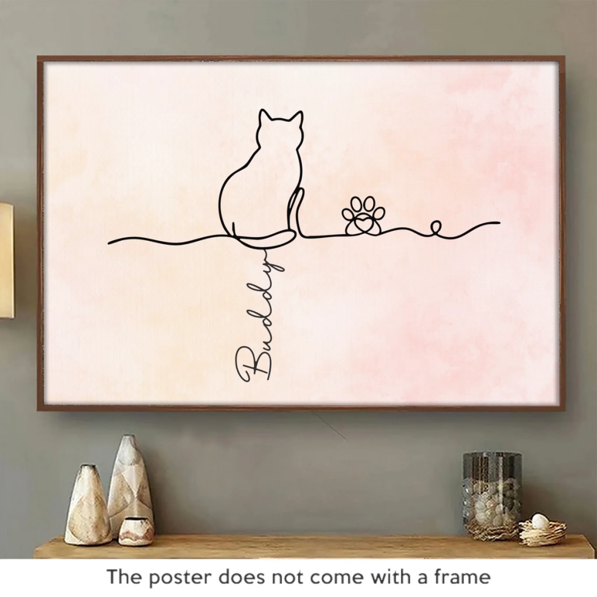 Custom Horizontal Poster - Personalized Pet Memorial_yythk