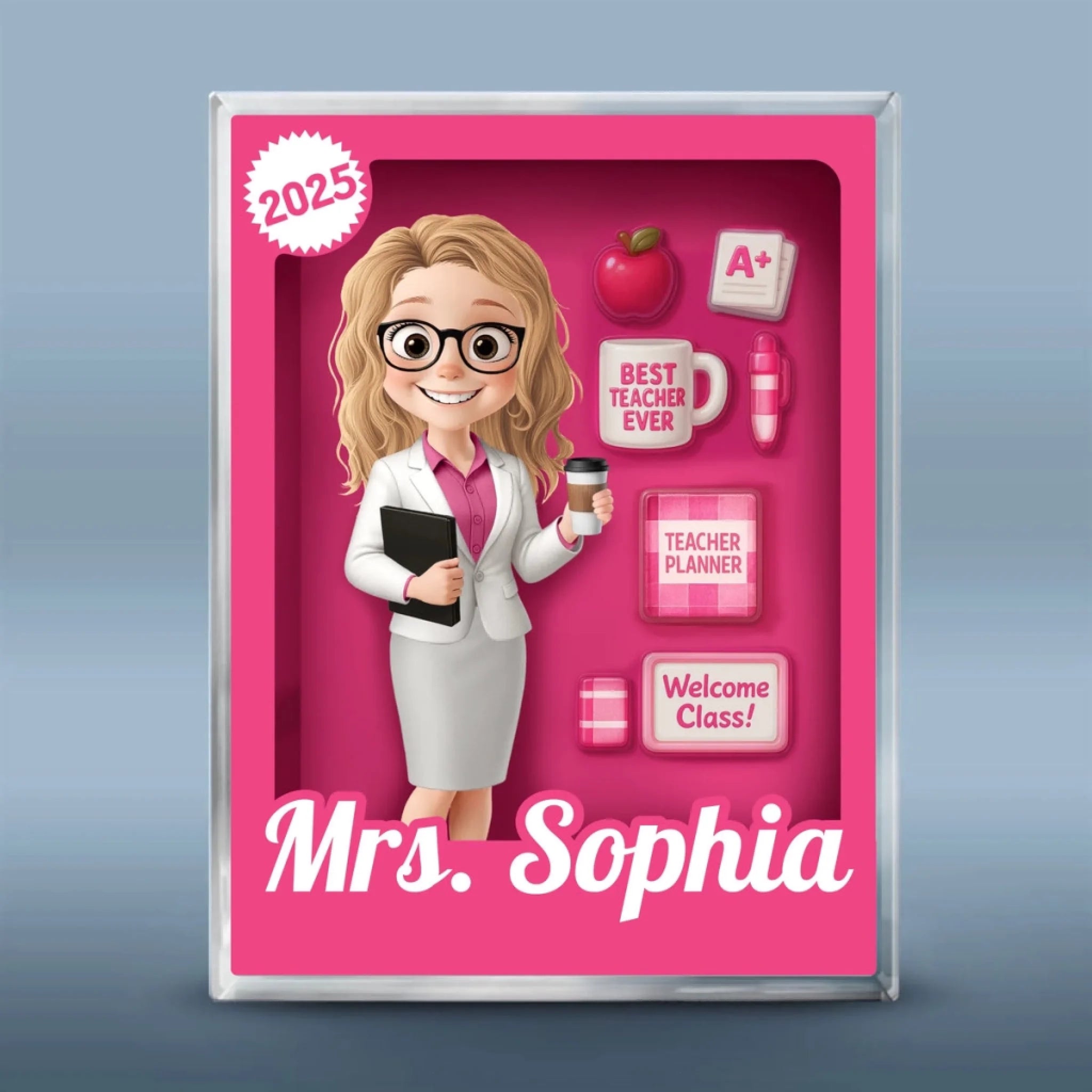 Custom Rectangle Shaped Acrylic Plaque - Personalized_yyth