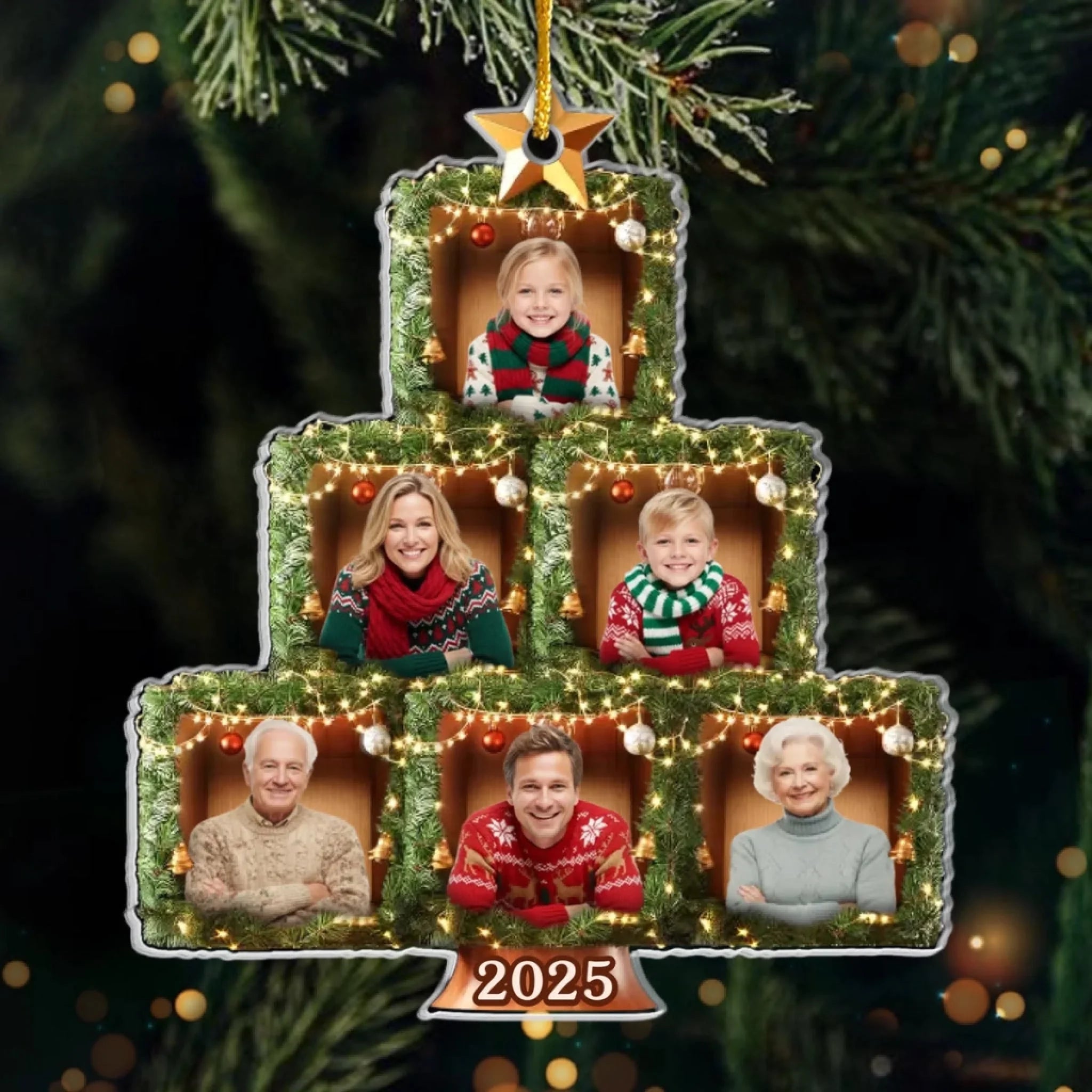 Custom Photo Acrylic Ornament - Personalized Christmas_yyt