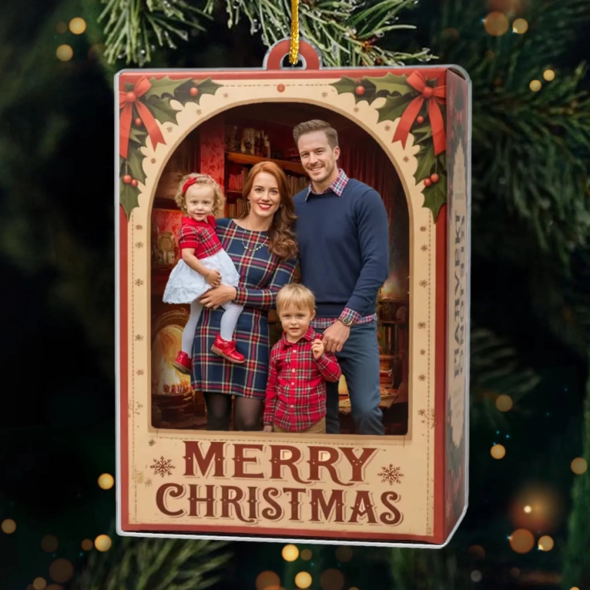 Custom Photo Acrylic Ornament - Personalized Christmas_yyt