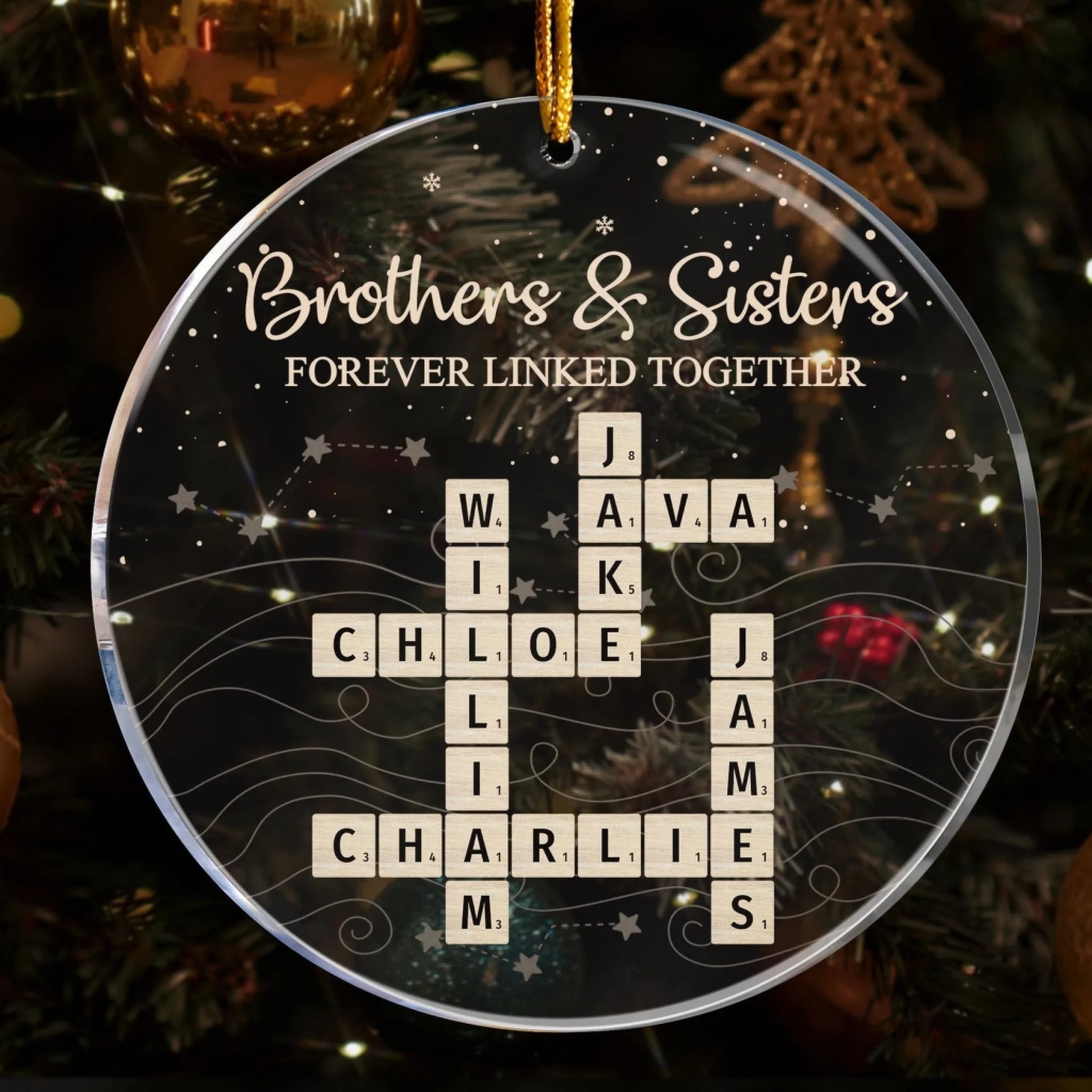 Brothers-_-Sisters-Forever-Linked-Together-Srabble-Ornament-Personalized-Acrylic-Ornament_1