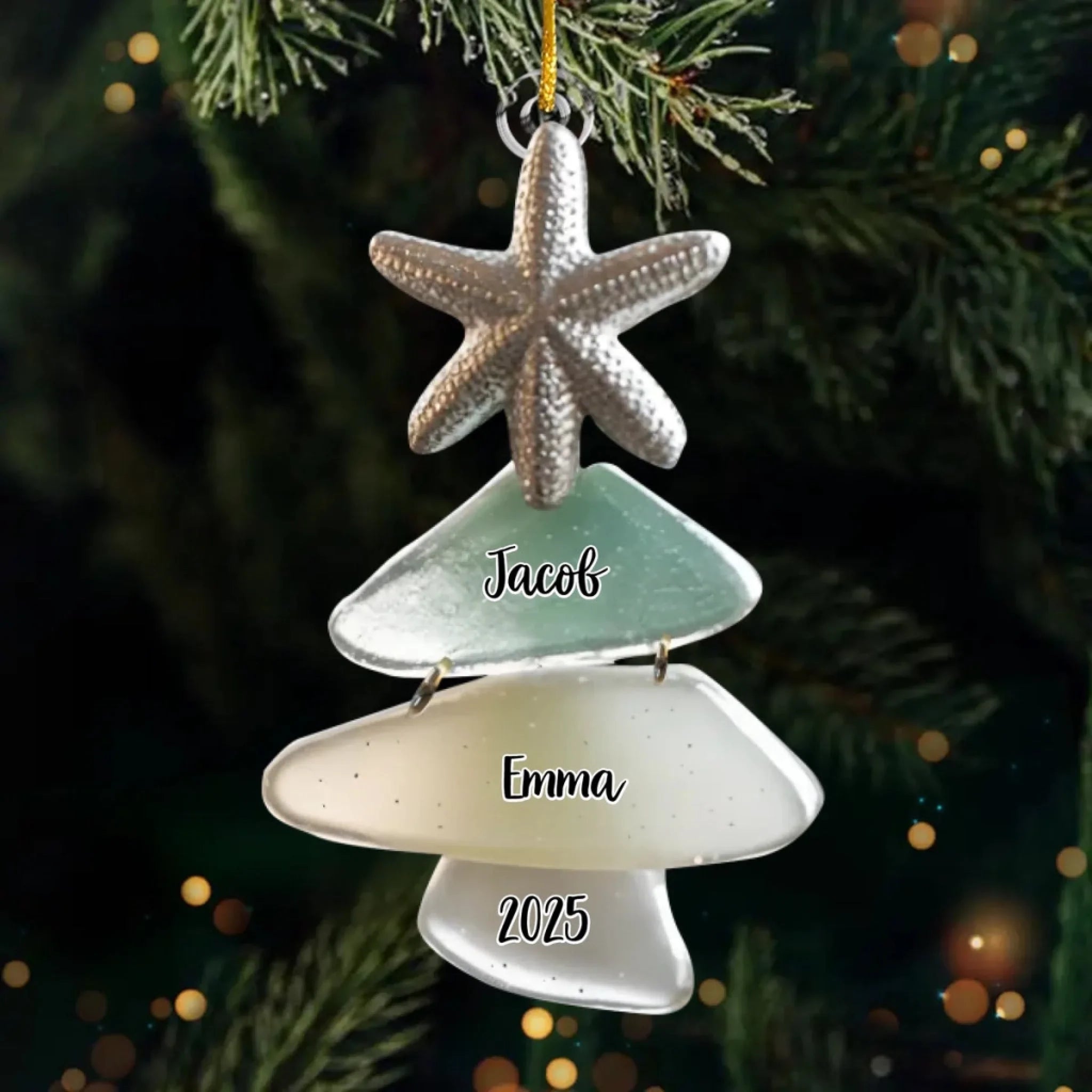 Custom Acrylic Ornament - Personalized Christmas Birthday_