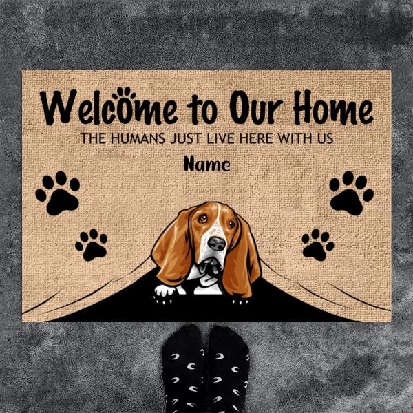 Welcome to Dog's Home - Personalized Decorative Mat