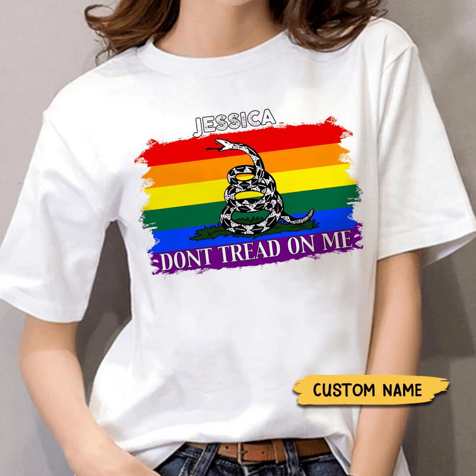 Don't Tread On Me - Personalized Pro-choice T-Shirt