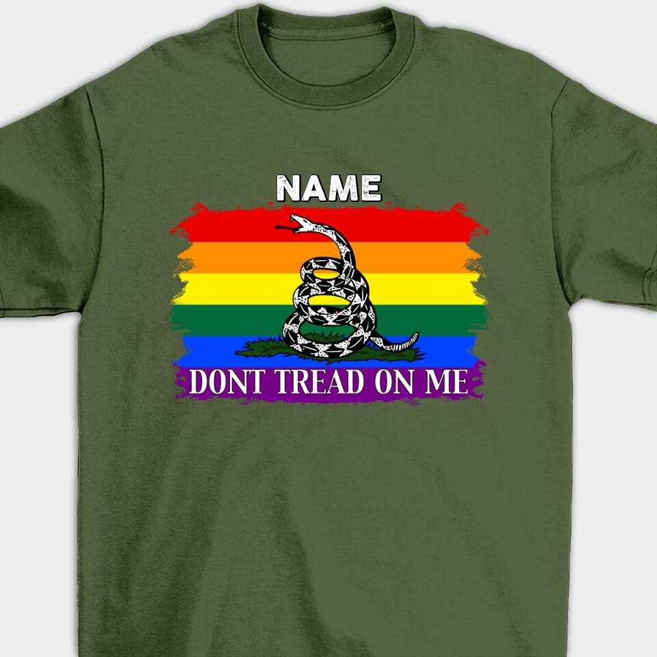 Don't Tread On Me - Personalized Pro-choice T-Shirt