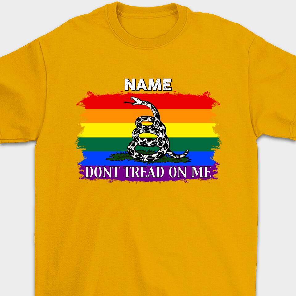 Don't Tread On Me - Personalized Pro-choice T-Shirt