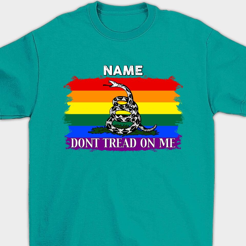 Don't Tread On Me - Personalized Pro-choice T-Shirt