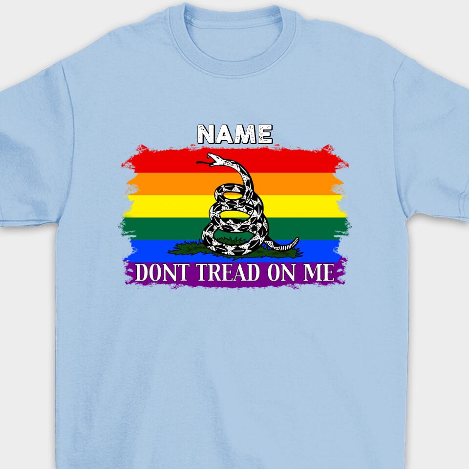 Don't Tread On Me - Personalized Pro-choice T-Shirt