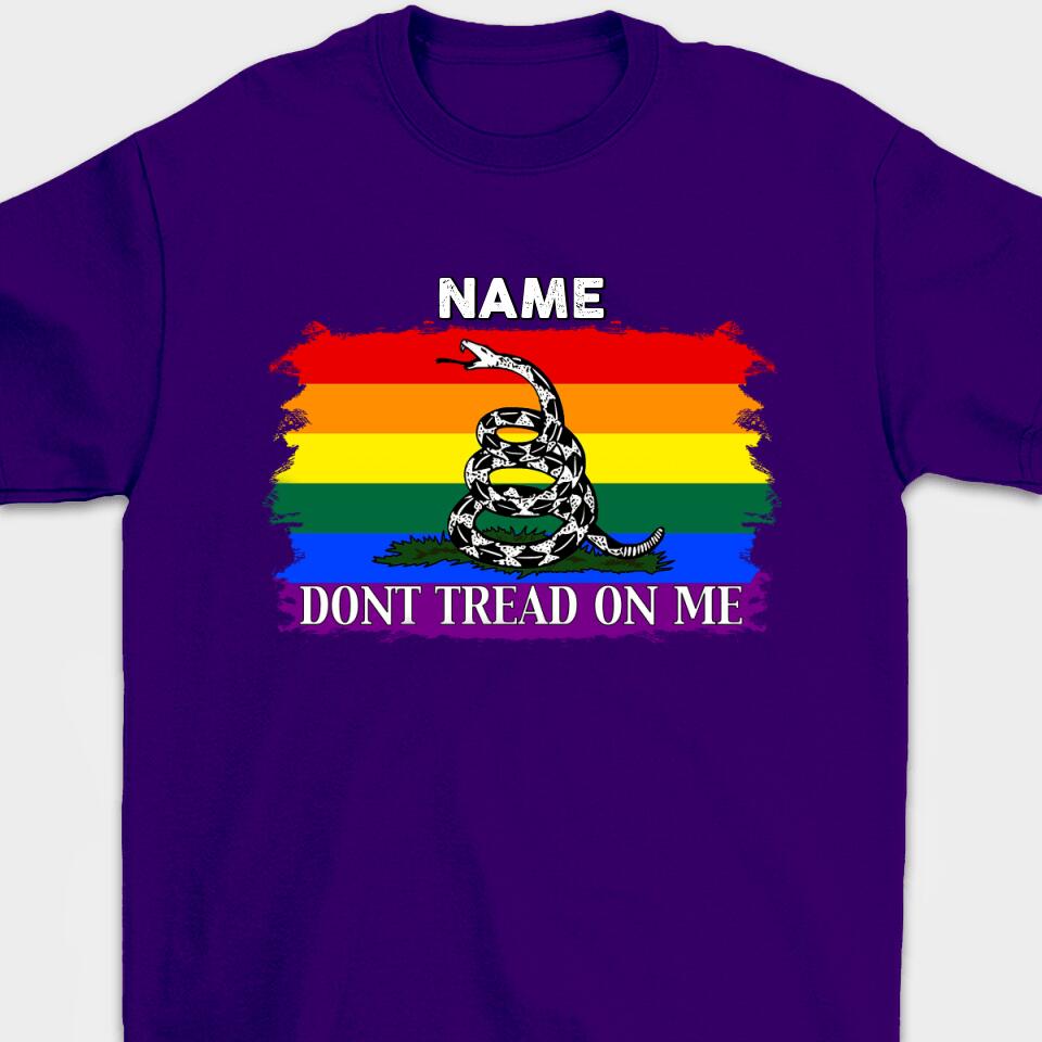 Don't Tread On Me - Personalized Pro-choice T-Shirt