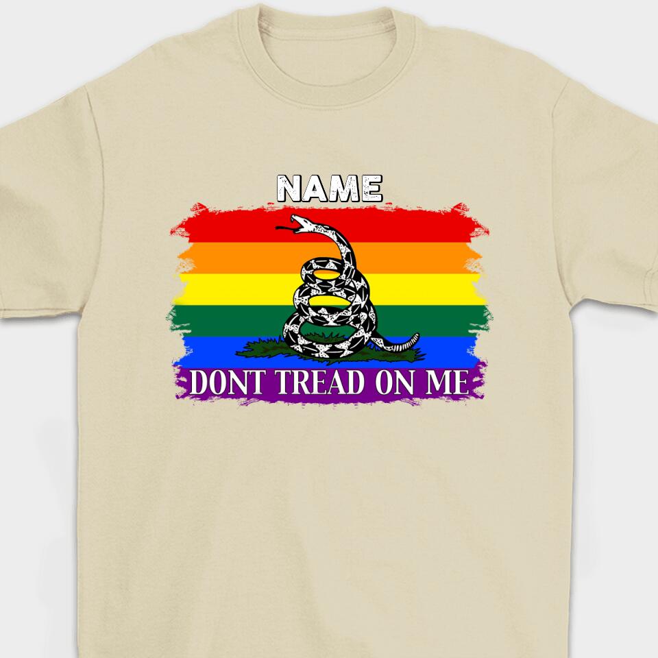 Don't Tread On Me - Personalized Pro-choice T-Shirt