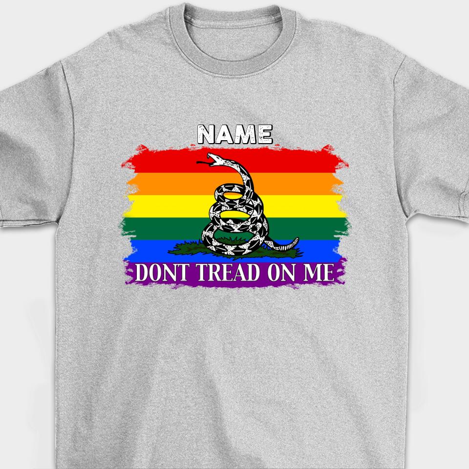 Don't Tread On Me - Personalized Pro-choice T-Shirt