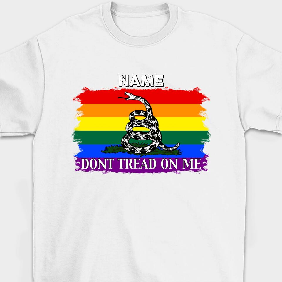 Don't Tread On Me - Personalized Pro-choice T-Shirt