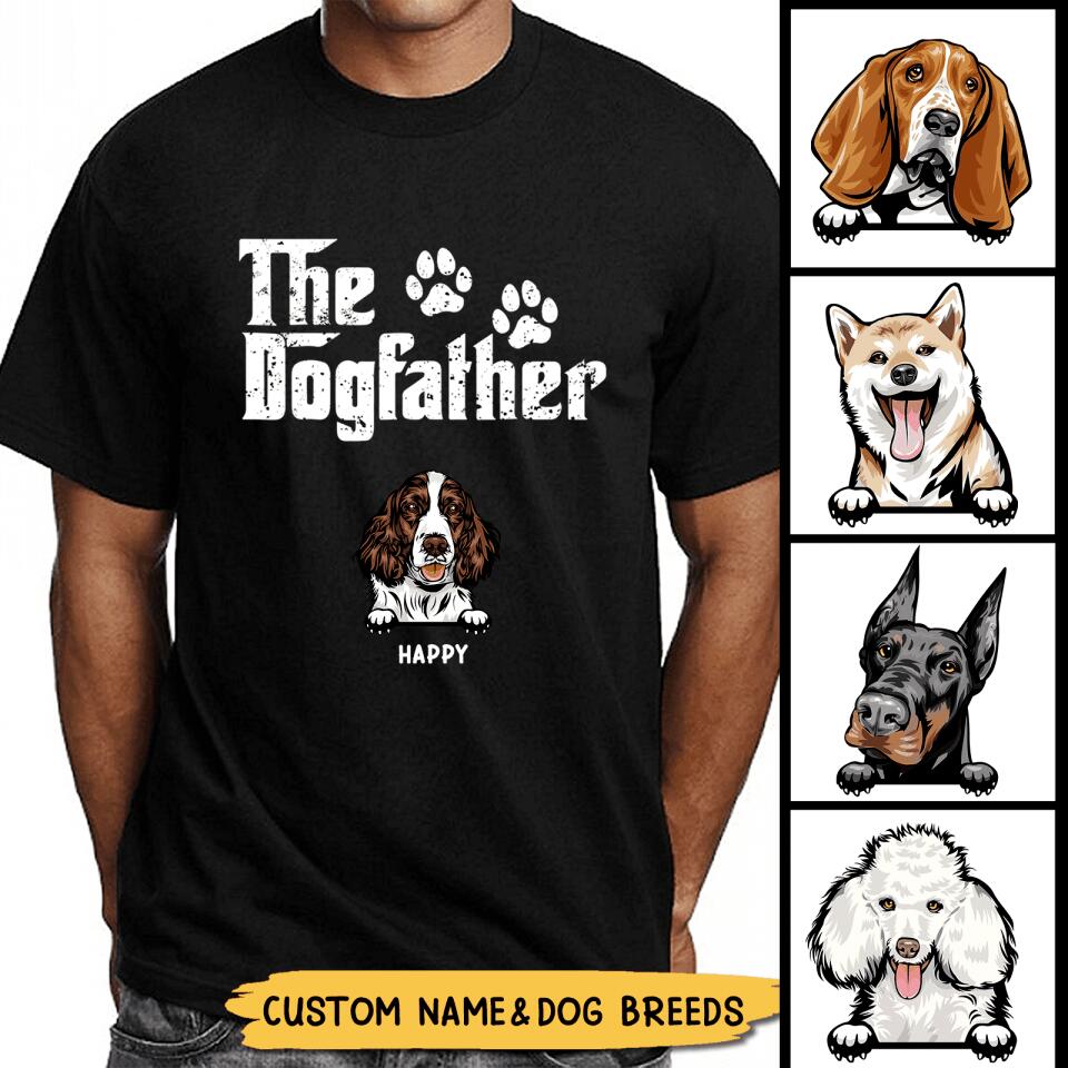 The Dog Father/Mother - Gift for Dog Dad, Dog Mom - Personalized Unisex T-Shirt