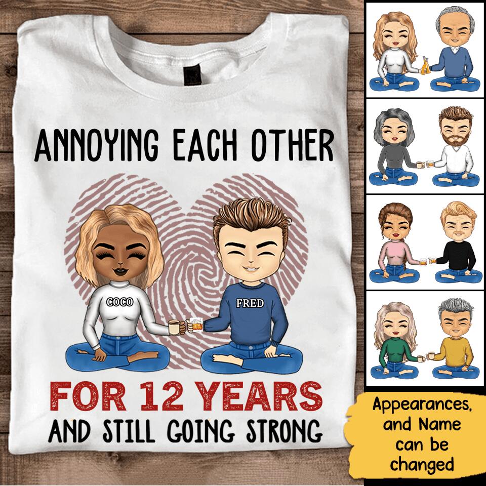 Annoying Each Other For Many Years Still Going Strong - Gift For Couples Personalized Unisex T-shirt