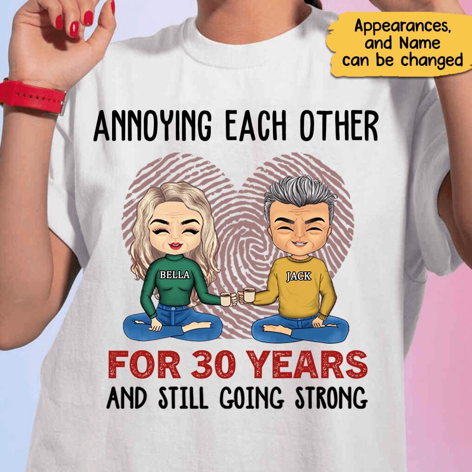 Annoying Each Other For Many Years Still Going Strong - Gift For Couples Personalized Unisex T-shirt