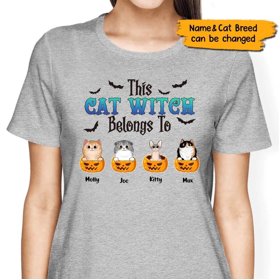 This Cat Witch Belongs To(Cat)-Personalized Halloween Shirt