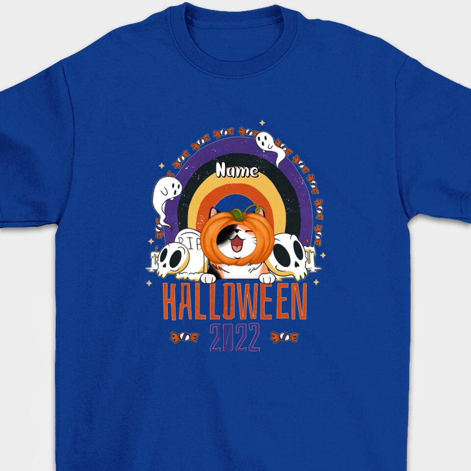 Personalized Halloween Lovely Cat Shirt