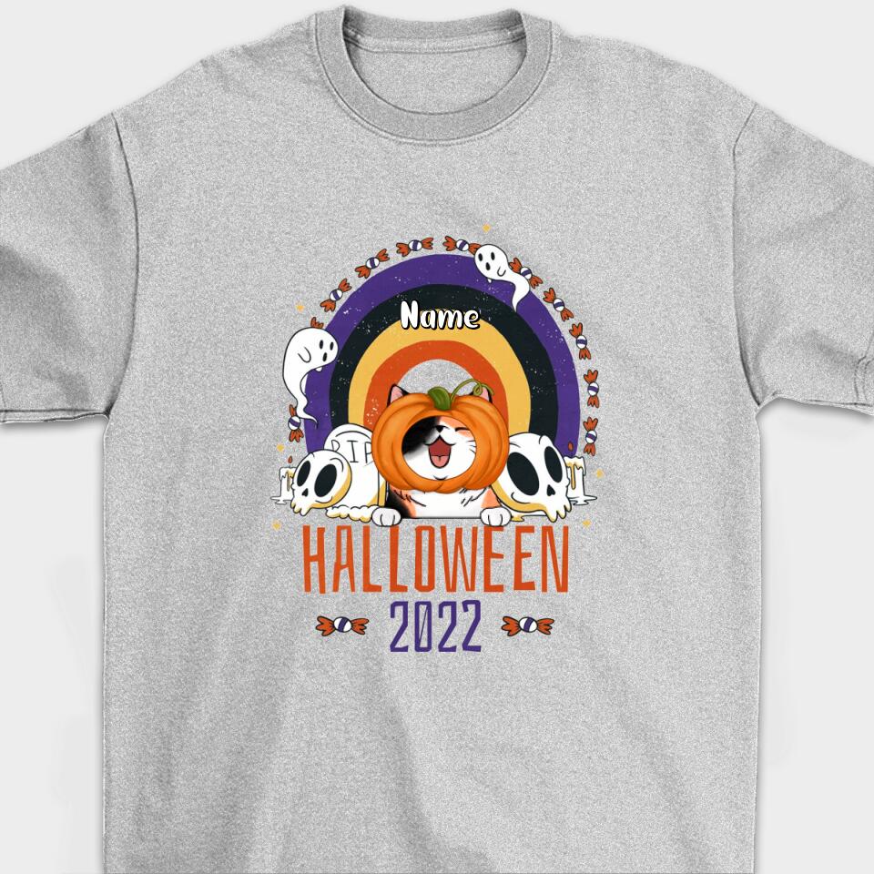 Personalized Halloween Lovely Cat Shirt