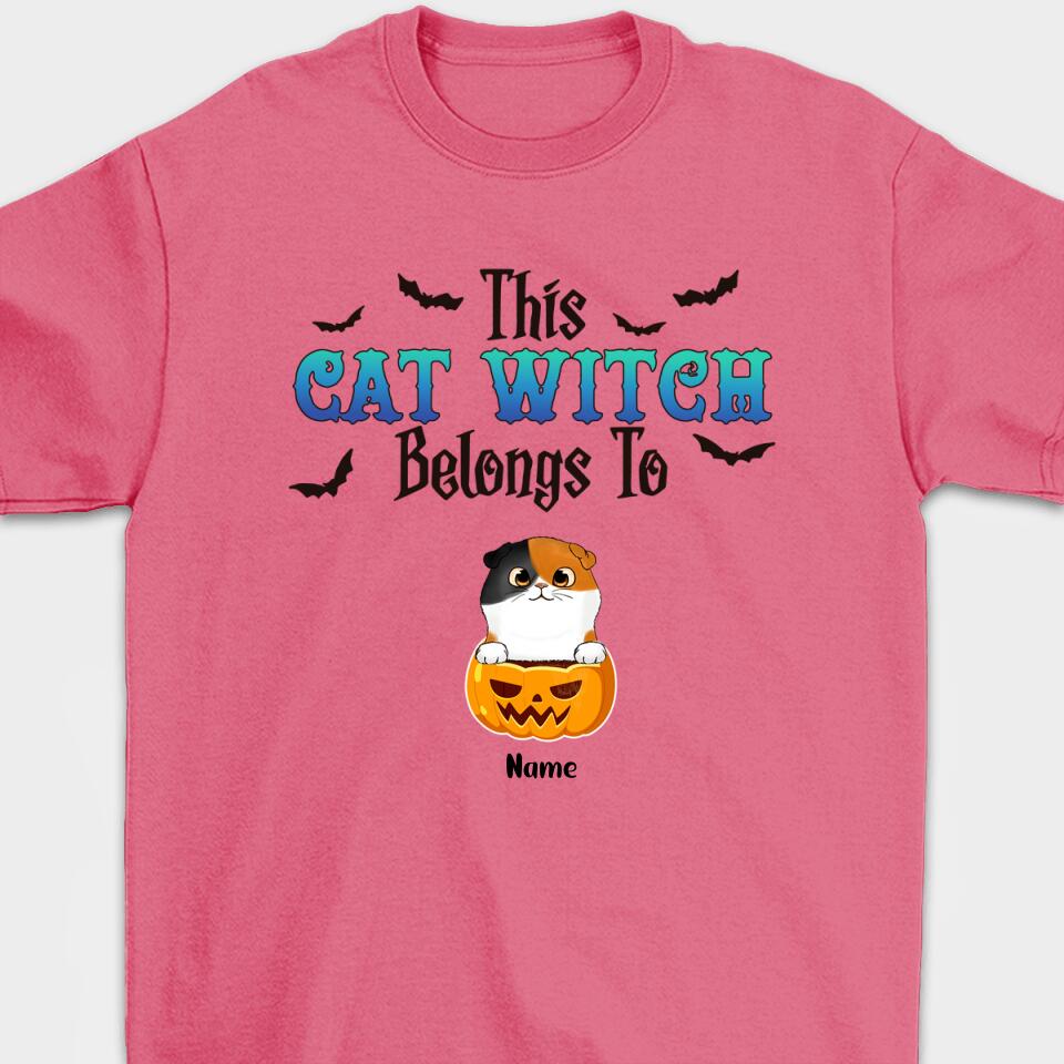 This Cat Witch Belongs To(Cat)-Personalized Halloween Shirt