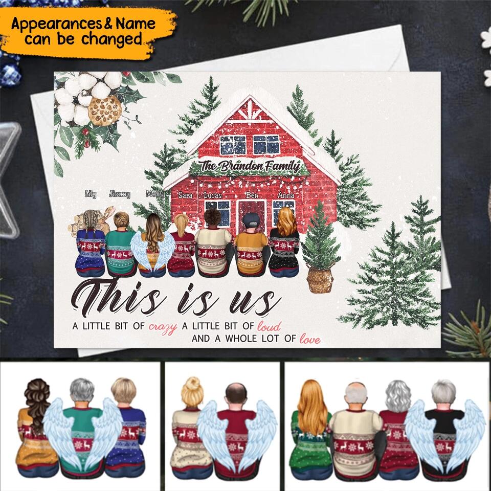 This Is Us- Personalized Family Christmas Postcard