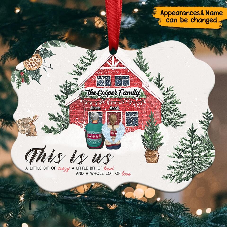 This Is Us - Personalized Christmas Family Wooden Ornament