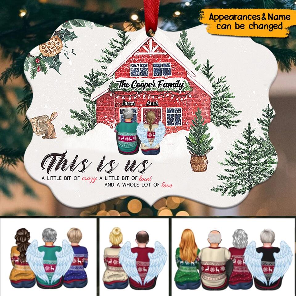 This Is Us - Personalized Christmas Family Wooden Ornament