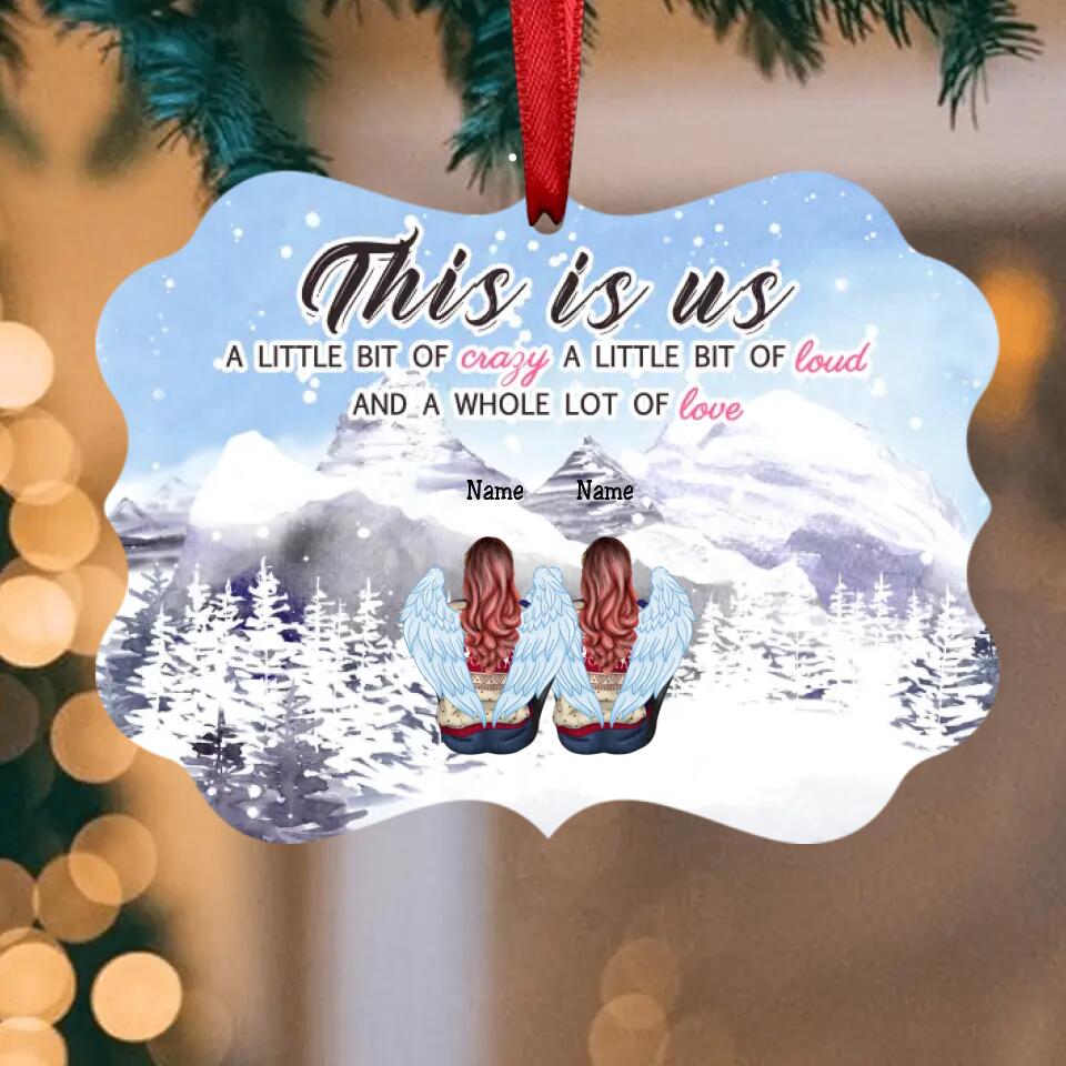 This Is Us - Personalized Christmas Family Wooden Ornament