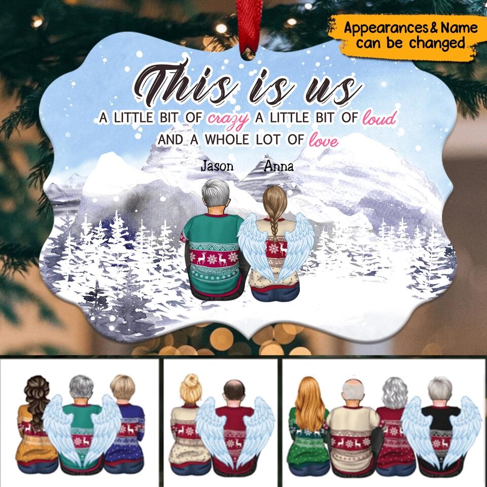 This Is Us - Personalized Christmas Family Wooden Ornament