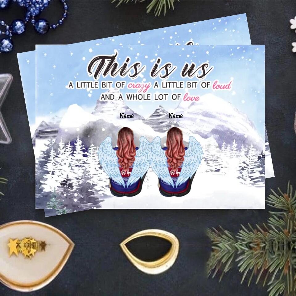 This Is Us- Personalized Family Christmas Postcard