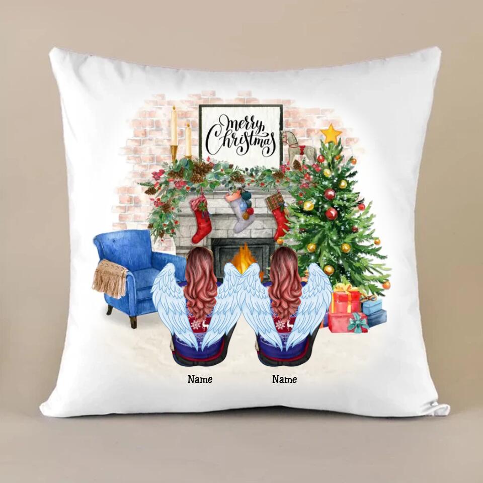 Merry Christmas - Personalized Family Christmas Pillow