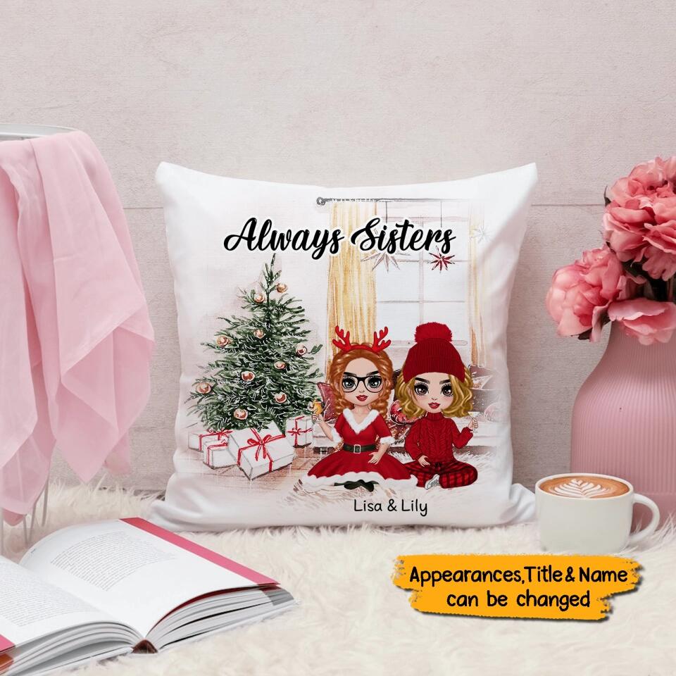 Always Sister - Personalized Christmas Gift Pillow