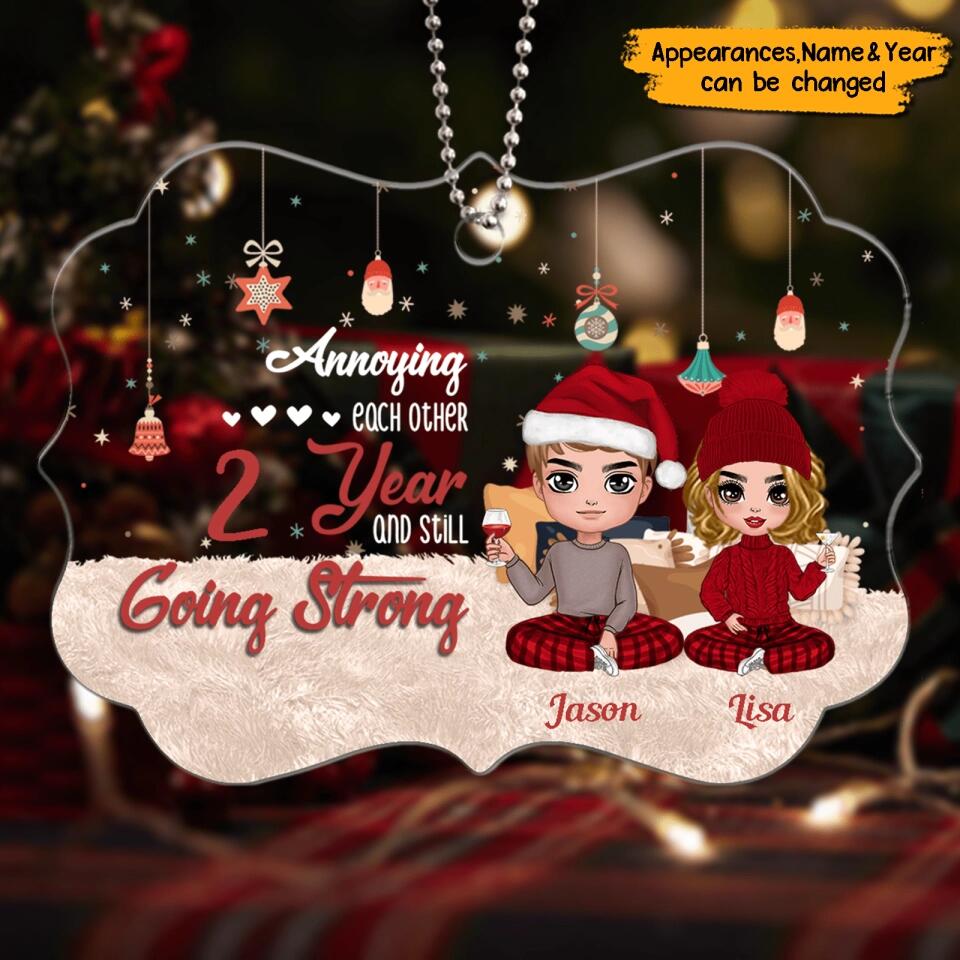 Together And Still Going Strong - Personalized Couple Acrylic Ornament