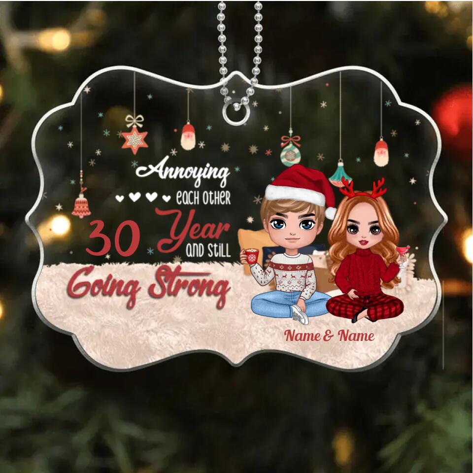 Together And Still Going Strong - Personalized Couple Acrylic Ornament