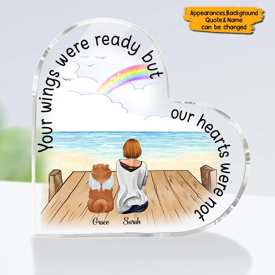 Personalized Memorial Up to 4 Pets - Memorial Gift For Dog/Cat Lover