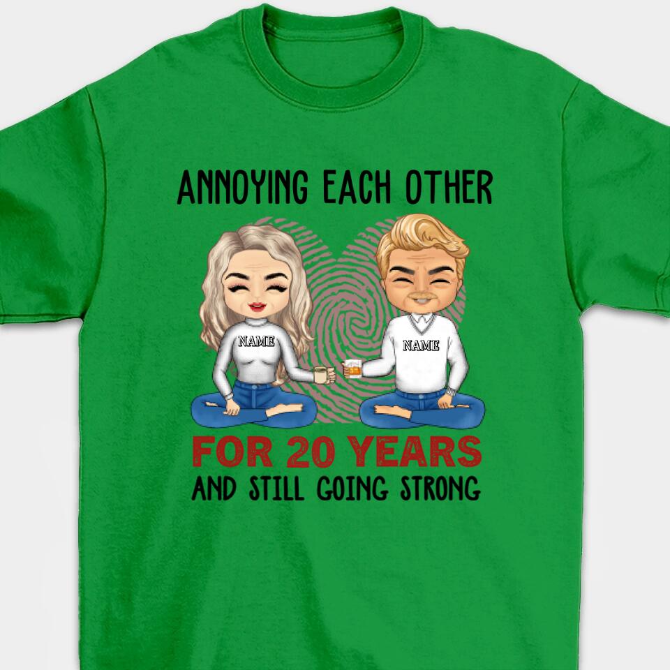 Annoying Each Other For Many Years Still Going Strong - Gift For Couples Personalized Unisex T-shirt