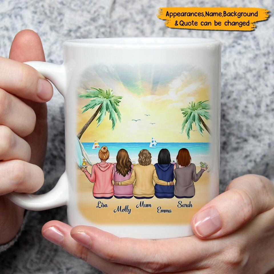 Mother&Daughter Personalized Mug, Gift For Mom,Family