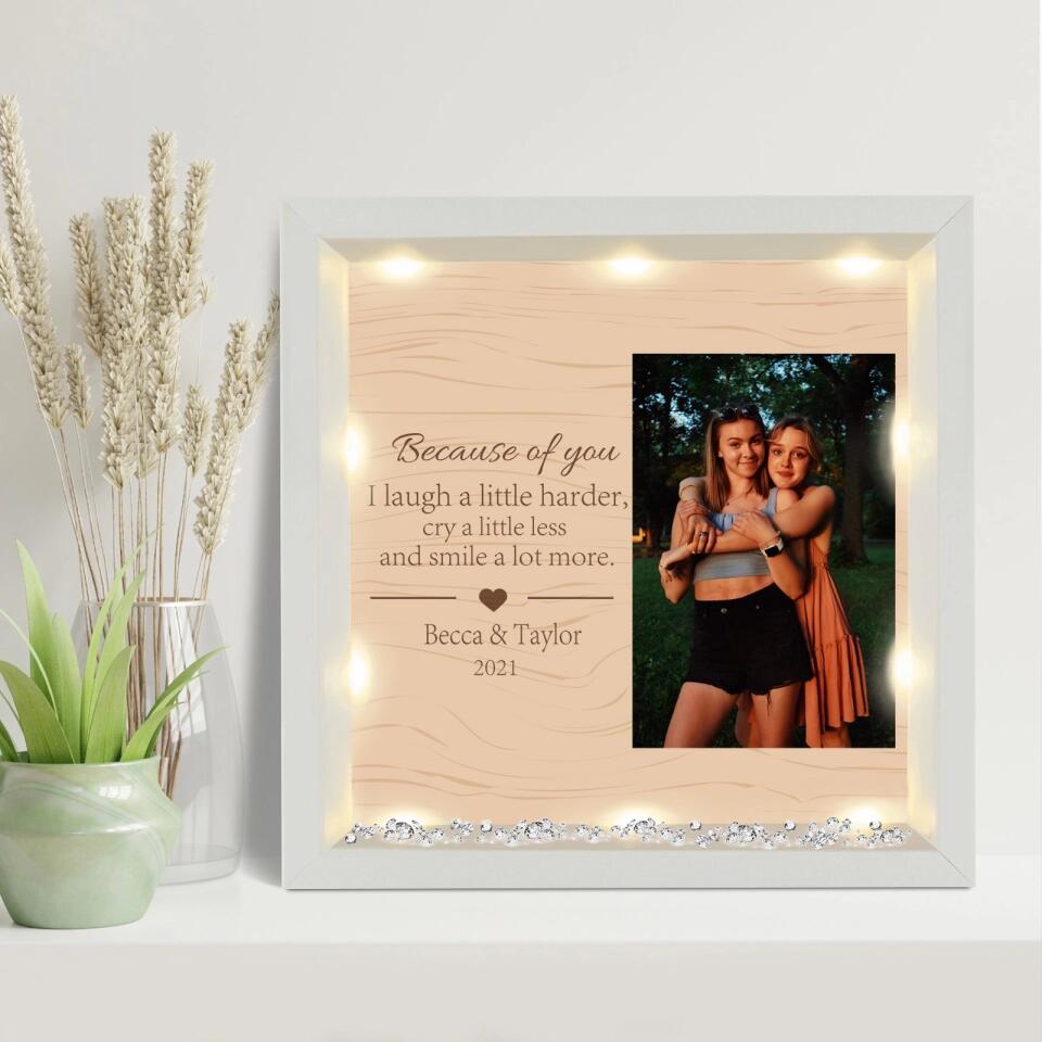 Best Friend Gift, Personalized Picture Frame,Birthday Gift for Her