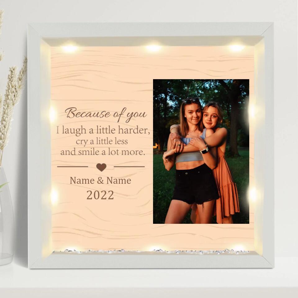 Best Friend Gift, Personalized Picture Frame,Birthday Gift for Her