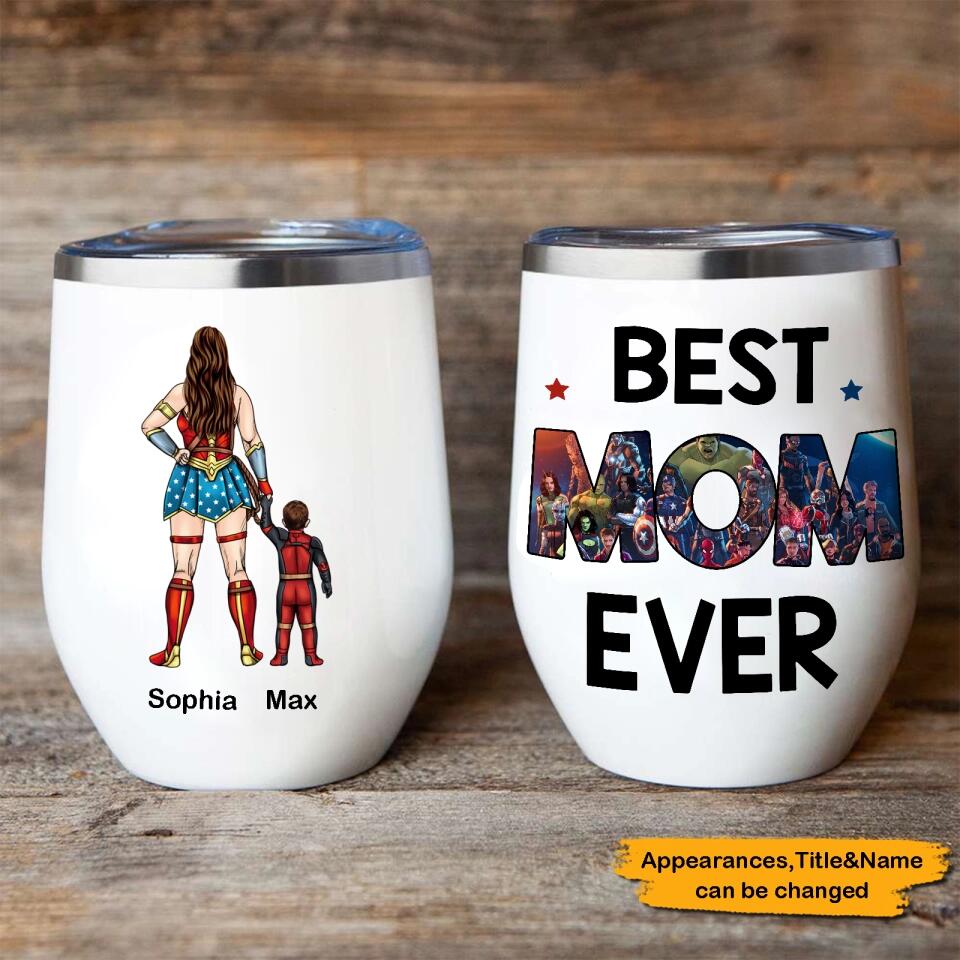 Best Family Ever - Personalized Mug and Wine Tumbler- Mother's Day Gift For Mom ,Gift For Family