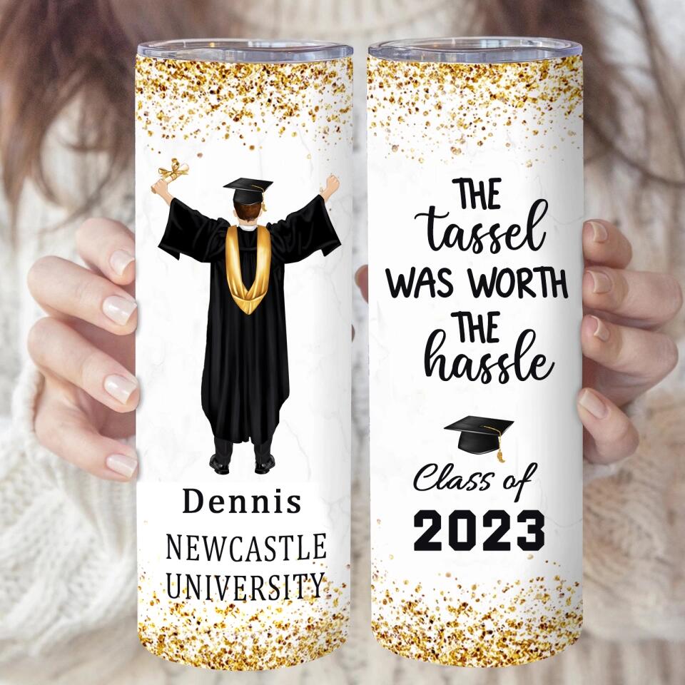 Personalized Graduation Tumbler, Class Of 2023 Gifts, 2023 Graduation Gifts