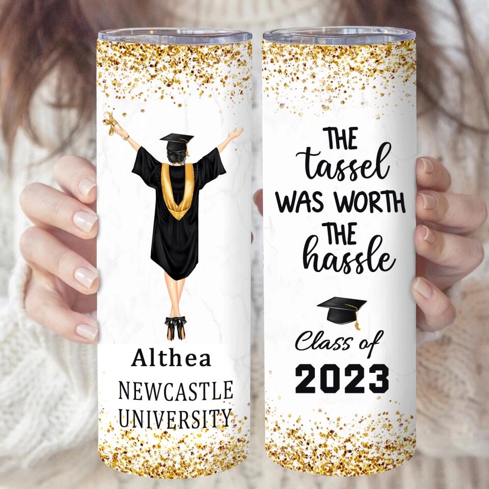 Personalized Graduation Tumbler, Class Of 2023 Gifts, 2023 Graduation Gifts