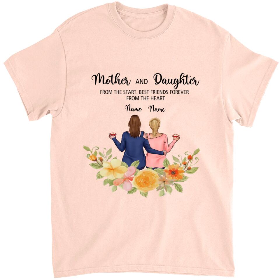 Mother & Daughters - Personalized T-Shirt, Hoodie - Best Gift for Mom