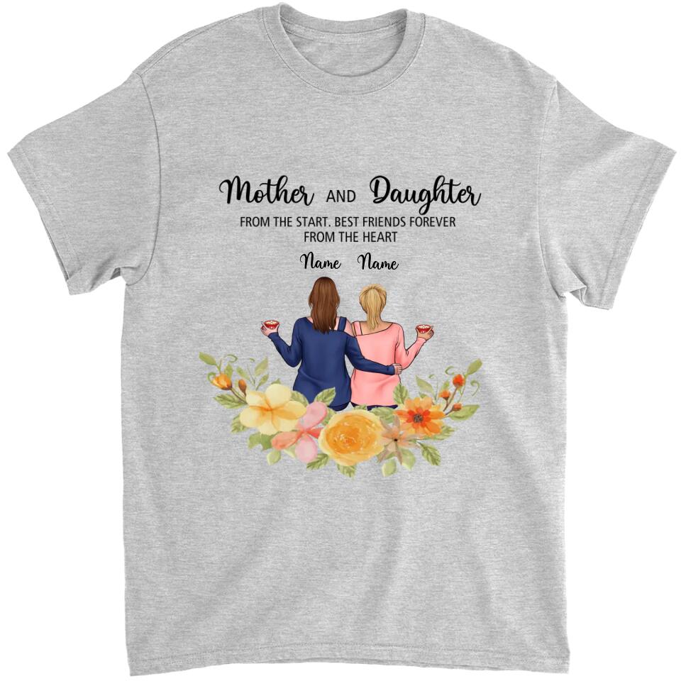 Mother & Daughters - Personalized T-Shirt, Hoodie - Best Gift for Mom