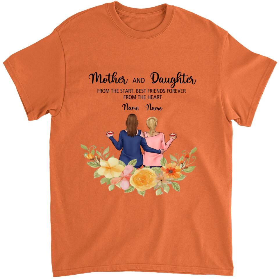 Mother & Daughters - Personalized T-Shirt, Hoodie - Best Gift for Mom