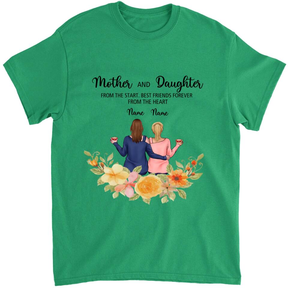 Mother & Daughters - Personalized T-Shirt, Hoodie - Best Gift for Mom