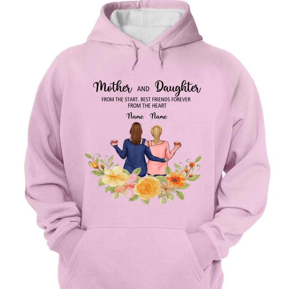 Mother & Daughters - Personalized T-Shirt, Hoodie - Best Gift for Mom