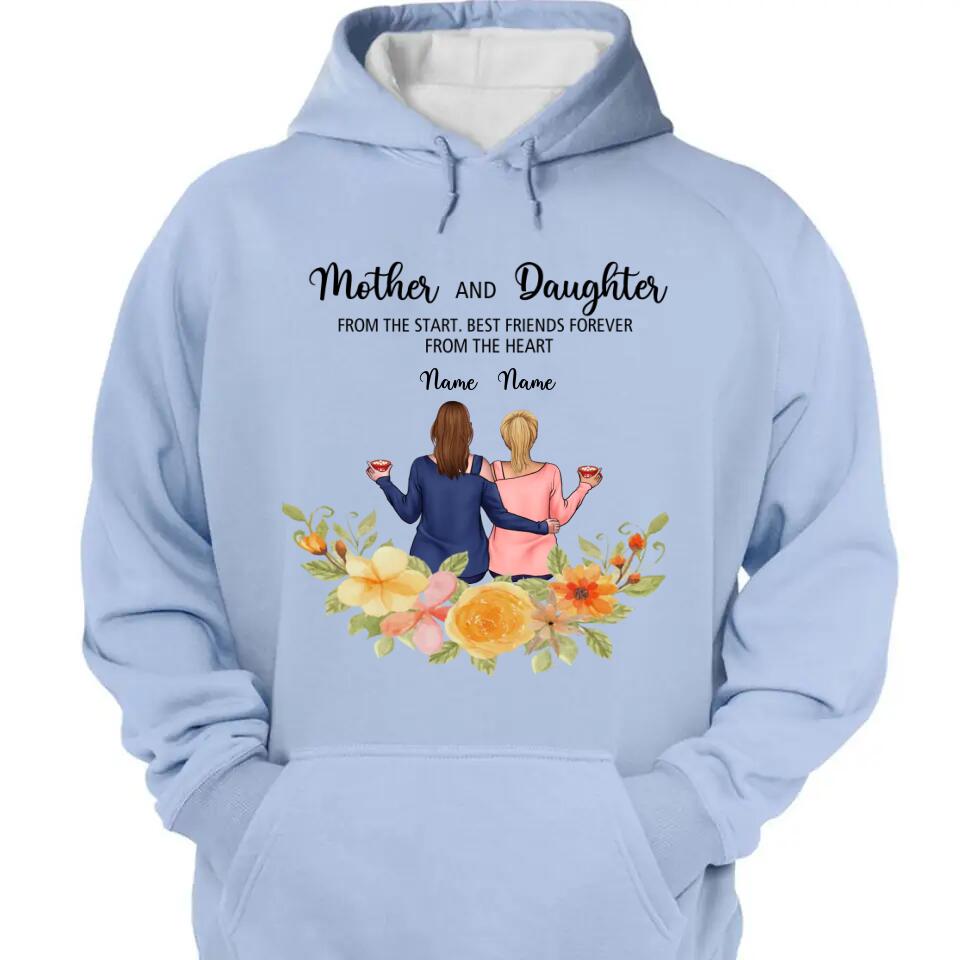 Mother & Daughters - Personalized T-Shirt, Hoodie - Best Gift for Mom