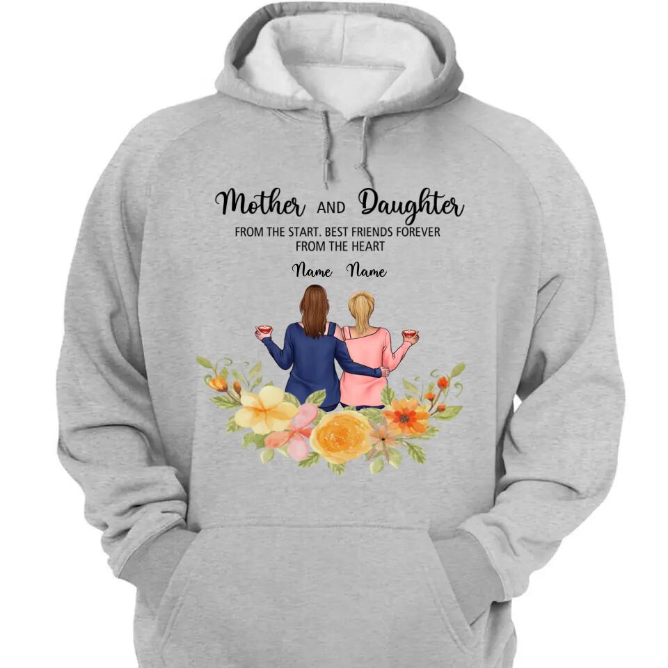 Mother & Daughters - Personalized T-Shirt, Hoodie - Best Gift for Mom